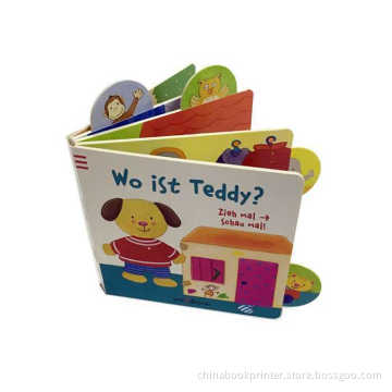 Funny Shape Card Board Pop Up Children Book Printing